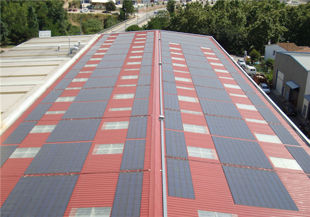 Amorphous-solar-panel-70-kW-Santa-Maria-de-Palautoredera-Spain