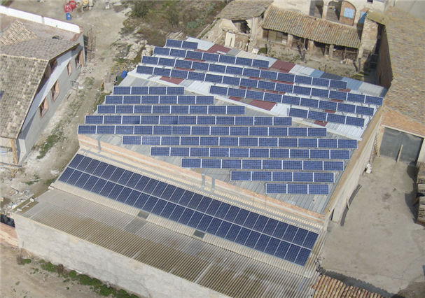 Crystalline-solar-panel-45-kW-Anglesola-Spain